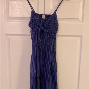 Small blue wide leg jumpsuit